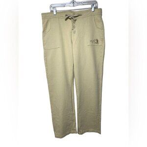 Vintage Disney Mickey Mouse Embroidered Pants Size M | 100% Cotton | Y2K Casual